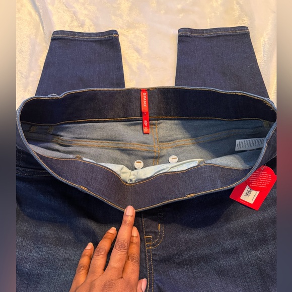 Spanx Women's Blue Skinny Jeans - Picture 4 of 8